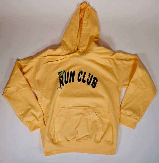Run Club Elite Yellow Hoodie Unisex (S, M, L, XL)